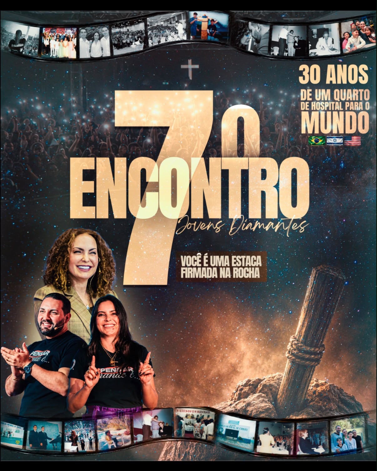 Arte oficial do 7º Encontro Jovens Diamantes